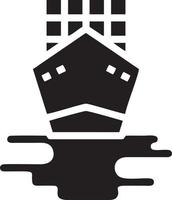 Boot Symbol Symbol Design Vektor Bild. Illustration von das Schiff Boot Transport Design Bild. eps 10.