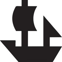 Boot Symbol Symbol Design Vektor Bild. Illustration von das Schiff Boot Transport Design Bild. eps 10.