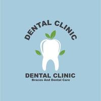 Dental Klinik Symbol Logo Vektor Illustration Design