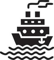 Boot Symbol Symbol Design Vektor Bild. Illustration von das Schiff Boot Transport Design Bild. eps 10.