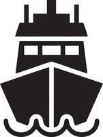 Boot Symbol Symbol Design Vektor Bild. Illustration von das Schiff Boot Transport Design Bild. eps 10.