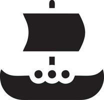 Boot Symbol Symbol Design Vektor Bild. Illustration von das Schiff Boot Transport Design Bild. eps 10.