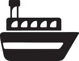 Boot Symbol Symbol Design Vektor Bild. Illustration von das Schiff Boot Transport Design Bild. eps 10.