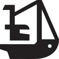 Boot Symbol Symbol Design Vektor Bild. Illustration von das Schiff Boot Transport Design Bild. eps 10.