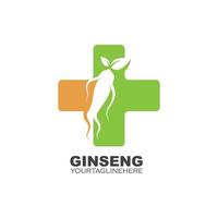 Ginseng Illustration Symbol Vektor Design