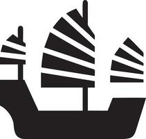 Boot Symbol Symbol Design Vektor Bild. Illustration von das Schiff Boot Transport Design Bild. eps 10.