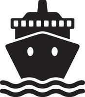 Boot Symbol Symbol Design Vektor Bild. Illustration von das Schiff Boot Transport Design Bild. eps 10.