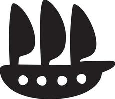 Boot Symbol Symbol Design Vektor Bild. Illustration von das Schiff Boot Transport Design Bild. eps 10.