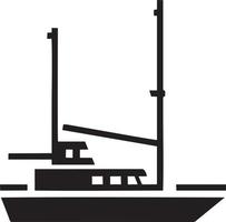 Boot Symbol Symbol Design Vektor Bild. Illustration von das Schiff Boot Transport Design Bild. eps 10.