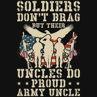 Veteranen Tag amerikanisch Veteranen Tag Typografie Grafik T-Shirt Design vektor