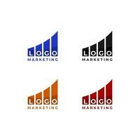 logotyp för företag marknadsföring med Graf vektor