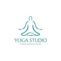 Yoga-Studio-Logo vektor