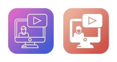 Webinar-Vektorsymbol vektor