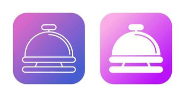 Vektorsymbol für die Empfangsglocke vektor