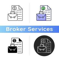 Business-Broker-Symbol vektor