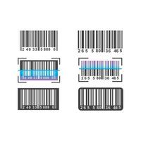 Barcode Vektor Symbol Illustration Design