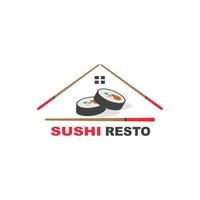 sushi vektor ikon märka illustration design
