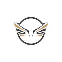 vingar logotyp symbol ikon vektorillustration vektor