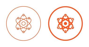 Vektorsymbol für die Atomstruktur vektor