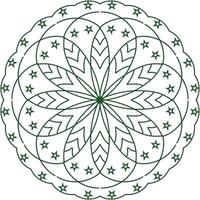 bäst stjärna mandala design vektor