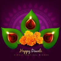 vektor diwali diya