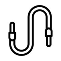 ljud kabel- ikon design vektor