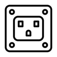 Socket-Icon-Design vektor