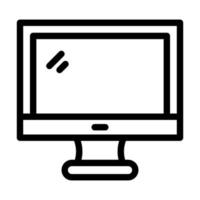 Monitor Bildschirm Symbol Design vektor