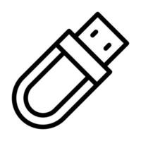 USB Fahrt Symbol Design vektor