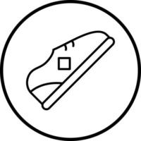 Baby Schuhe Vektor Symbol Stil