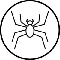 Spinne Vektor Symbol Stil