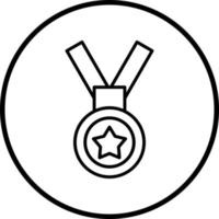 Medaille Vektor Symbol Stil