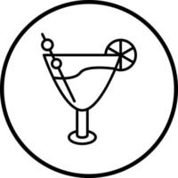 Cocktail Vektor Symbol Stil