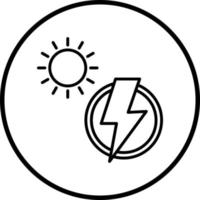 Energie Vektor Symbol Stil