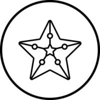 Seestern Vektor Symbol Stil