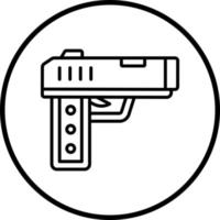 Revolver Vektor Symbol Stil