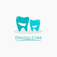 Familie Dental trainieren ein erkennbar und klassisch aber einzigartig Logo vektor