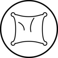 Kissen Vektor Symbol Stil