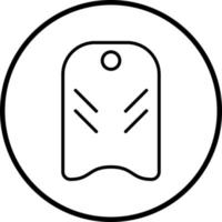 Bodyboarding Vektor Symbol Stil