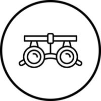 medizinisch Brille Vektor Symbol Stil