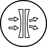 normal Index Linsen Vektor Symbol Stil