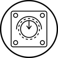 Dimmer Schalter Vektor Symbol Stil