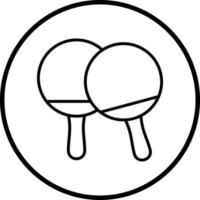 Klingeln Pong Vektor Symbol Stil