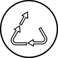 Upcycling Vektor Symbol Stil