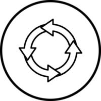 kreisförmig Design Vektor Symbol Stil