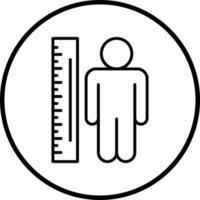 Körper Masse Index Vektor Symbol Stil