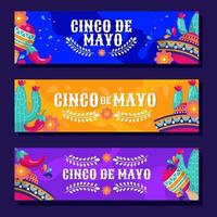 cinco de mayo Festival Banner vektor