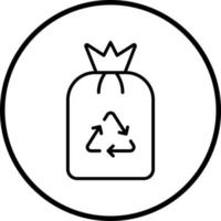 Müll Vektor Symbol Stil