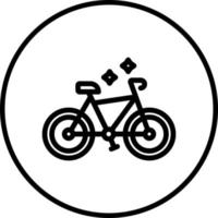 Fahrrad Vektor Symbol Stil