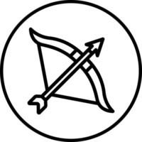 Bogen Vektor Symbol Stil